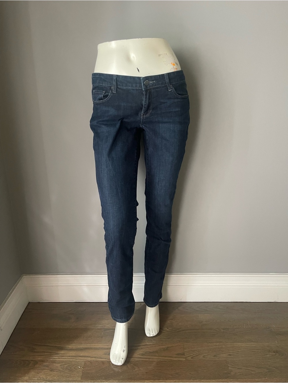 DKNY Mercer Skinny Straight Dark Blue Women's Jeans